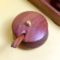 Wooden Masala Container Set Of 2 With Tray