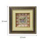Handcrafted Decorative Wall Clock – 12x12 Inches | Traditional Art with Wooden Frame